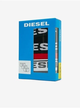 Set 3 Boxeri barbati Diesel KORY CKY3 RIAYC E5037 L INTL Negru/Rosu