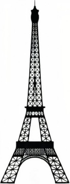 Пазл Eifel Tower Wall, EWA, дерево, 47 деталей
