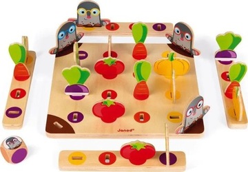 НАСТОЛЬНАЯ ИГРА для детей ГОНКА ОСТЕРЕГАЙТЕСЬ КРОТА! ЯНОД 3+ Деревянный