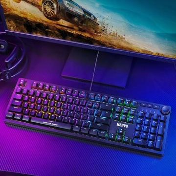 Механическая игровая клавиатура MARVO KG954 США для геймеров