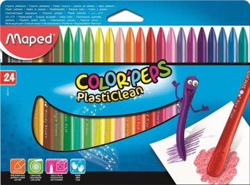 ПЛАСТИКОВЫЕ КАРАНДАШИ COLORPEPS 24 ШТ.