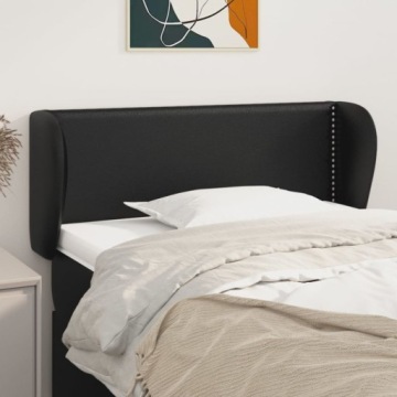VidaXL Подголовник для ушей, черный, 93x23x78/88 см,