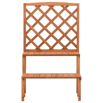 VidaXL Садовая подставка для цветов с решеткой, 70x42x115 см, j