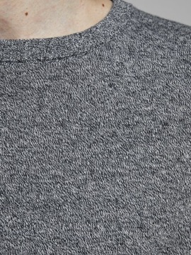 Jack&Jones Sweter Basic 12137190 Szary Regular Fit