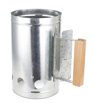 KOMIN DO ROZPALANIA WĘGLA BRYKIETU BBQ KOMINKA OGNISKA GRILLA 26x17cm Sre30