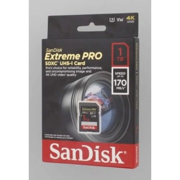 SANDISK EXTREME PRO SDXC 1 ТБ, 200/140 МБ/с, A2
