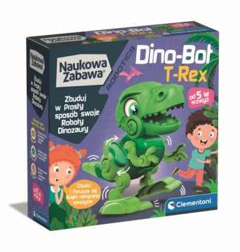 МЕХАНИКА ЮНЫЙ РОБОТ ДИНОЗАВР ДИНОБОТ ДИНОБОТ T-REX CLEMENTONI BLOCK