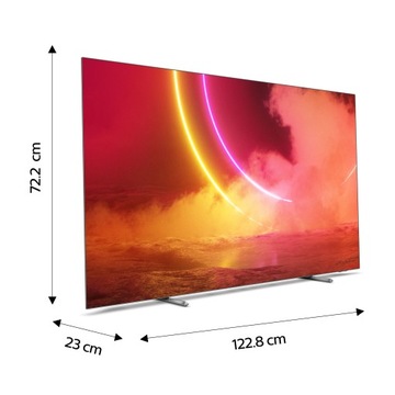 Телевизор PHILIPS 55 дюймов 55OLED805 UHD, AndroidTV, Ambilight