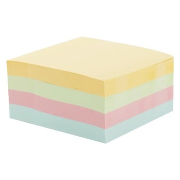 БЛОК САМОКЛЕЯЩИЙСЯ 76Х76ММ МИКС ПАСТЕЛЬ 400 шт.