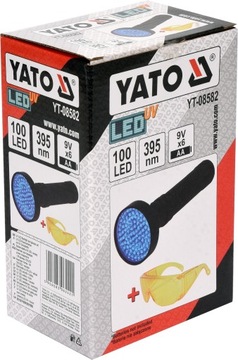 YATO UV 100 СВЕТОДИОДНЫЙ ФОНАРЬ + ОЧКИ
