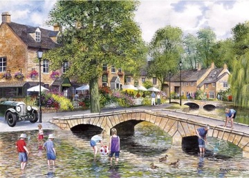 GIBSONS Puzzle Wioska Bourton on the Water 1000 elementów