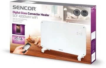 Электрический обогреватель Sencor SCF 4200WH 1500 Вт