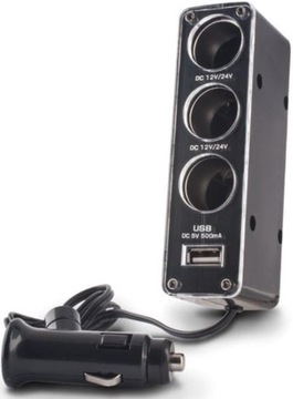 АВТОМОБИЛЬНОЕ ЗАРЯДНОЕ УСТРОЙСТВО НА КАБЕЛЕ РАЗДЕЛИТЕЛЬ