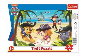 TREFL PUZZLE 15EL RAMKOWE PRZYJACIELE Z PSIEGO PATROLU
