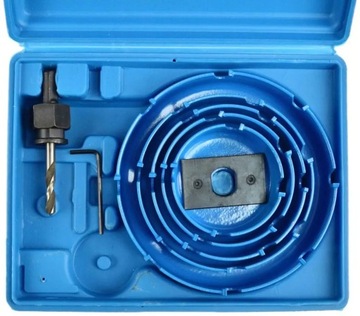 Кольцевая пила по дереву с видией 5 шт.64-127мм (30)