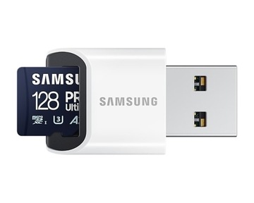 Карта памяти SAMSUNG Pro Ultimate microSDXC 128 ГБ