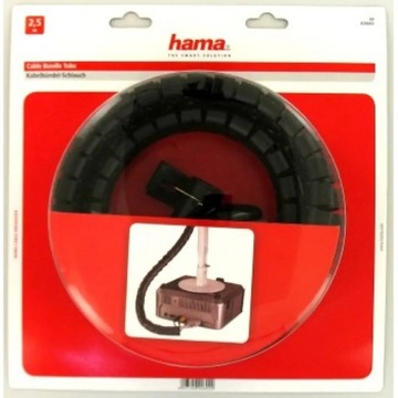 Крышка кабеля Hama 20мм-2,5м черная