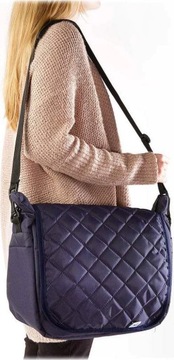 ГРАФИТОВАЯ СТЕГАНАЯ СУМКА ДЛЯ ПОСЛАНИЙ