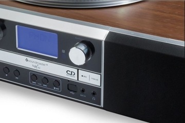 Проигрыватель проигрывателей Soundmaster PL905 коричневого цвета