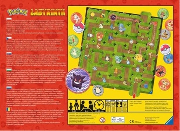 Настольная игра RAVENSBURGER Labyrinth Pokemon 27036