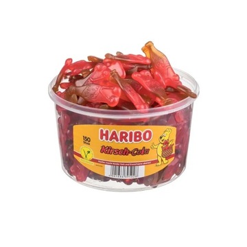 HARIBO ФРУКТОВЫЕ ЖЕЛЕВЫЕ, ВИШНЕВАЯ КОЛА, 150 шт, НЕМЕЦКИЕ