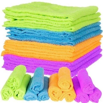 12 салфеток из микрофибры 30x30