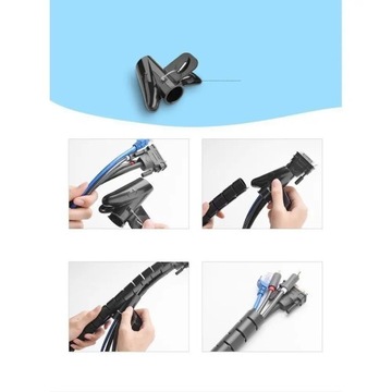 Кабельный органайзер в трубке UGREEN LP121, 1,5м (черный)