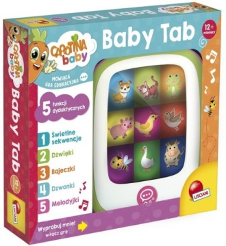 Іграшка інтерактивна розвивальна CAROTINA BABY TAB З 5 функціями Lisciani