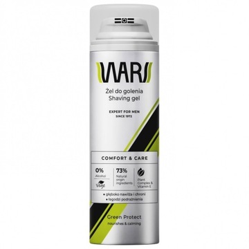 WARS Expert For Men żel do golenia Green Protect 200ml P1