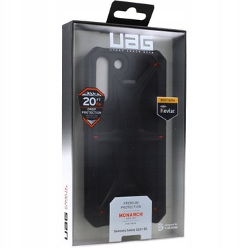 Задники Urban Armor Gear для Samsung Galaxy S22 +Plus 5G черные
