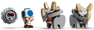 LEGO SUPER MARIO 71390 WALKA Z REZNORAMI-ZESTAW UZ