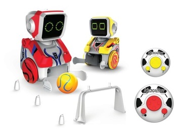 Zdalnie sterowane Kickabot 2 Roboty Silverlit grają w piłkę kręgle S88549