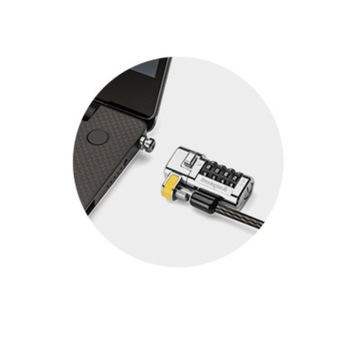 Комбинированный замок для ноутбука ClickSafe 3-в-1 с Т-образной планкой,