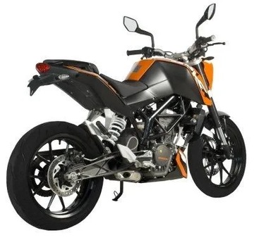 МОНТАЖ РЕГИСТРАЦИОННОЙ ТАБЛИЧКИ RG КТМ 125 ДЮК ЧЕРНЫЙ