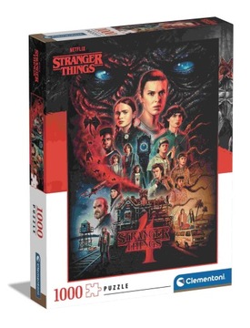 Clementoni Puzzle 1000el Stranger Things. Netflix 39686