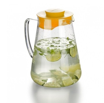 Стеклянный кувшин с крышкой - емкость 2,5 литра.