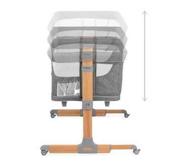 MoMi SMART BED 4in1 - ДОПОЛНИТЕЛЬНАЯ КРОВАТЬ - матрас, контейнер