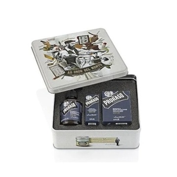 PRORASO Zestaw do brody Prezentowy Kosmetyki Azur Lime Beard Kit