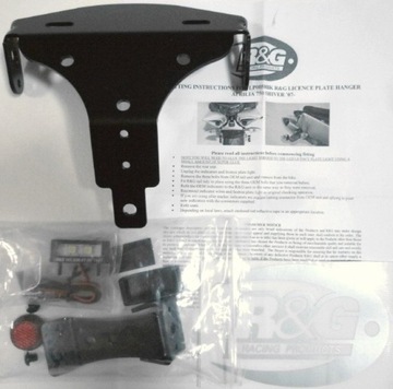 Крепление номерного знака R&G Aprilia