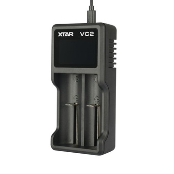 ЗАРЯДНОЕ УСТРОЙСТВО С ЖК-ДИСПЛЕЕМ XTAR VC2 LI-ION 18650 2 КАНАЛА