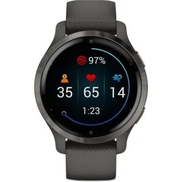 Умные часы Garmin Venu 2S GPS 40 мм AMOLED WiFi Водонепроницаемость 5 атм Серый