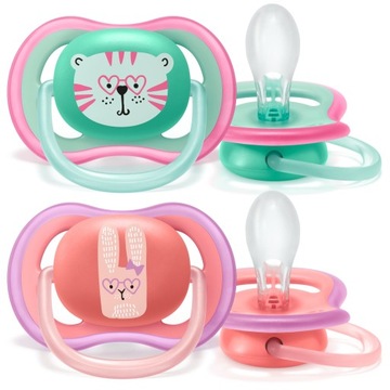 Ортодонтическая соска Philips Avent, симметричный силикон, 18 м+
