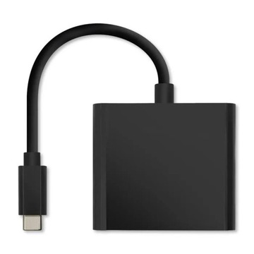 Адаптер-концентратор Qoltec USB-C 3.1 3 в 1 / USB 3.0 / HDMI 4K / USB-C 3.1 PD 100 Вт