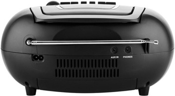 Бумбокс JVC Radio CD-плеер USB ЖК-дисплей MP3-радио черный RC-E451B