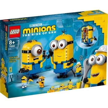 LEGO Minionki 75551 Minionki z klocków i ich gniazdo