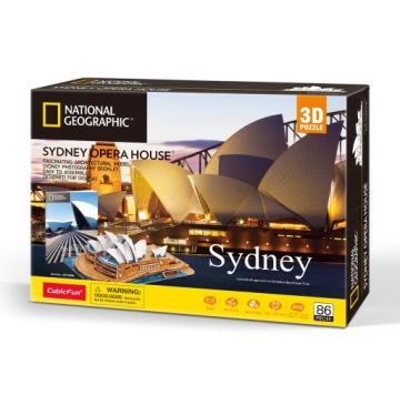 CUBIC FUN пазли 3D NATIONAL GEOGRAPHIC сідней 86 елементи DS1088H
