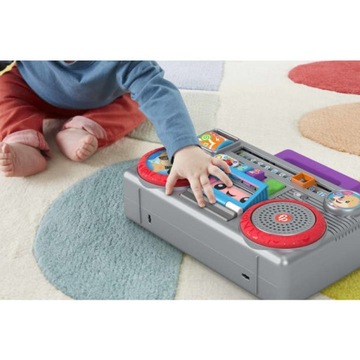 Fisher-Price Ridi & Impara Stereo Baby DJ Бумбокс Радио Итальянское интерактивное радио