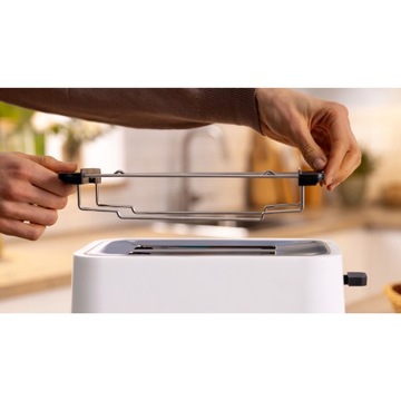 Bosch MyMoment TAT3M121 Тостер 950 Вт 2 тоста Разморозка Белый