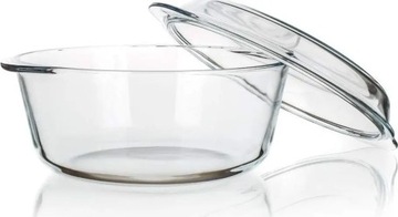 Устойчивый судно с круглой крышкой 2100 мл Borcam Pasabahce