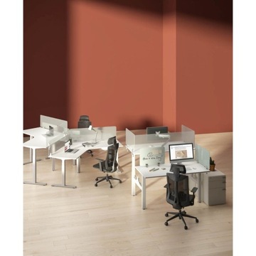 Перегородка для рабочего стола, акриловая панель, 150 х 40 см.